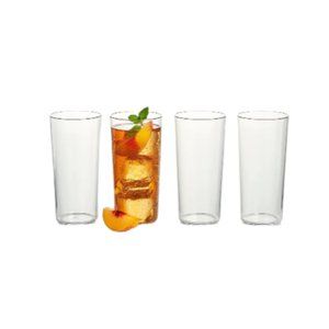 Tupperware Clearly Elegant Tumbler 14oz / 400mL Set of 4 New
